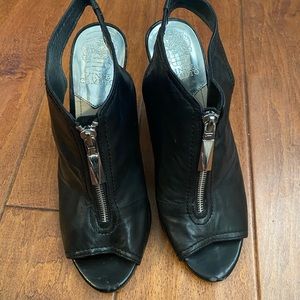 Super comfortable Vince Camuto booties. Real leather